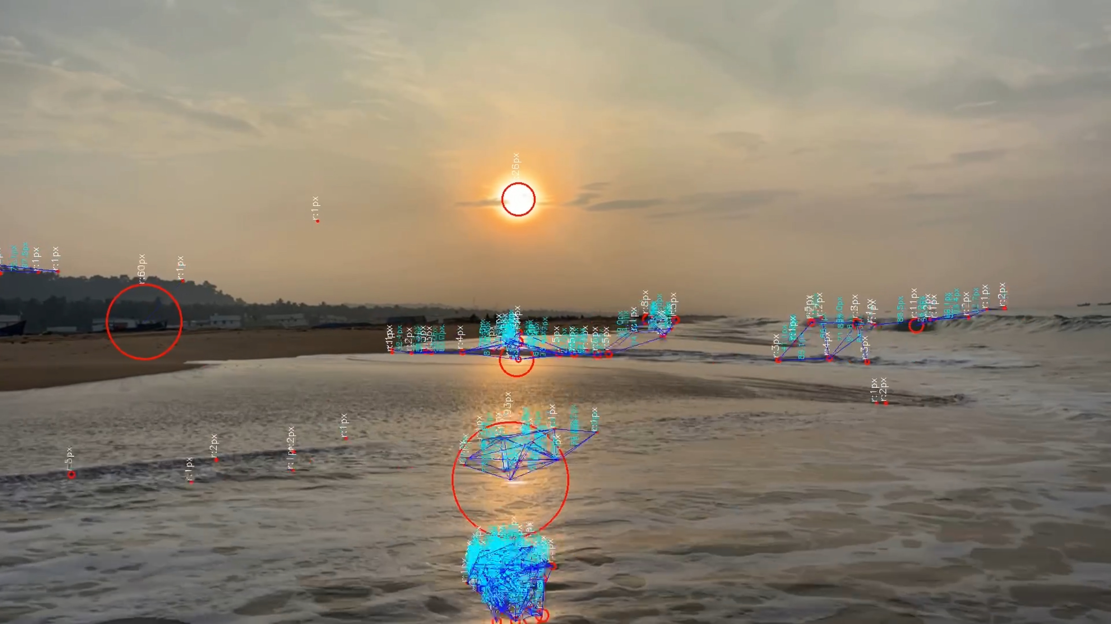 Blob tracking visual